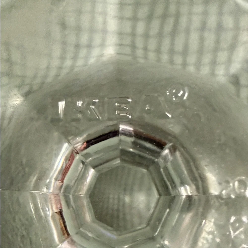 IKEA Clear Glass Serving Bowl